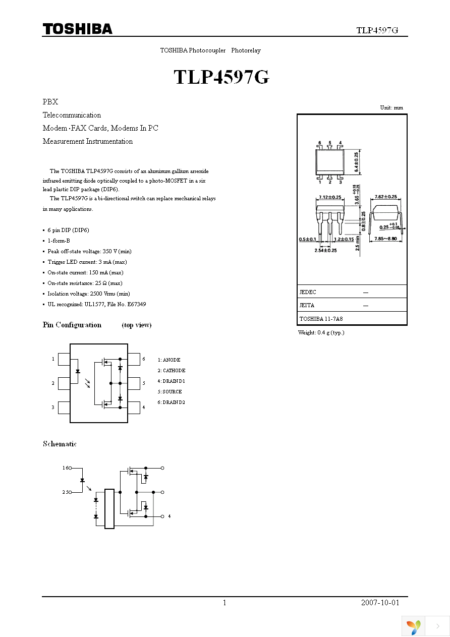 TLP4597G(F) Page 1