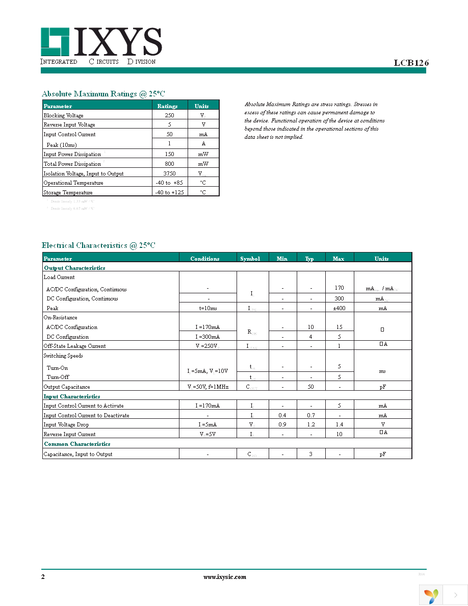 LCB126STR Page 2