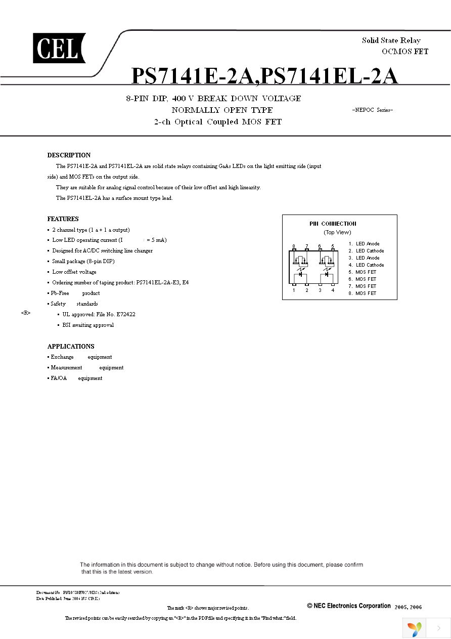 PS7141EL-2A-E3-A Page 1