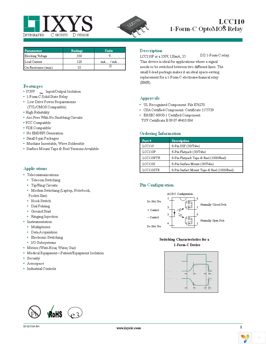 LCC110PTR Page 1