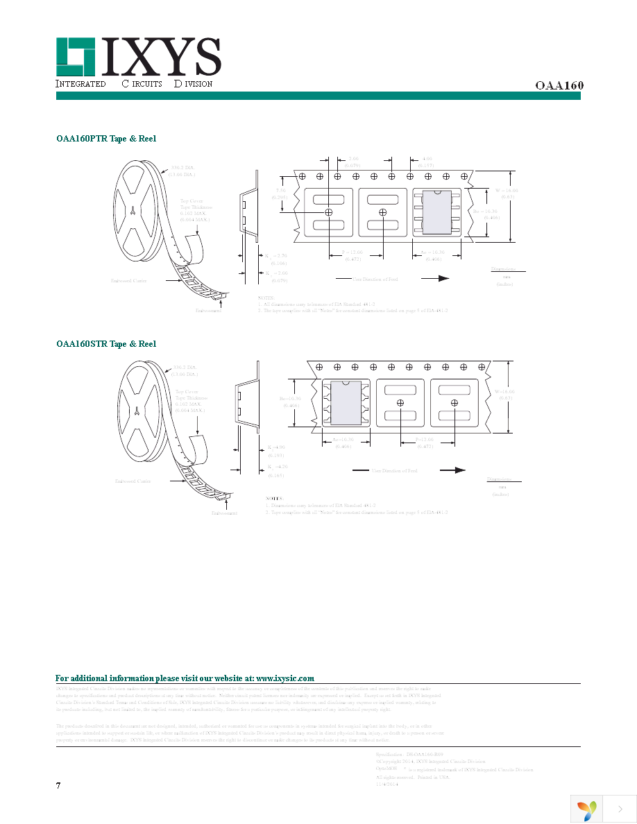 OAA160STR Page 7