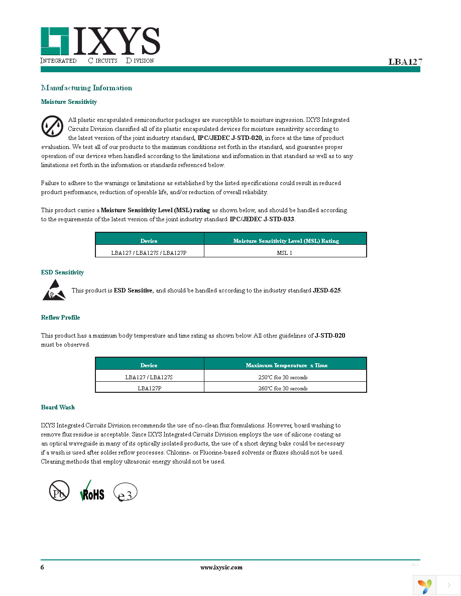 LBA127PTR Page 6