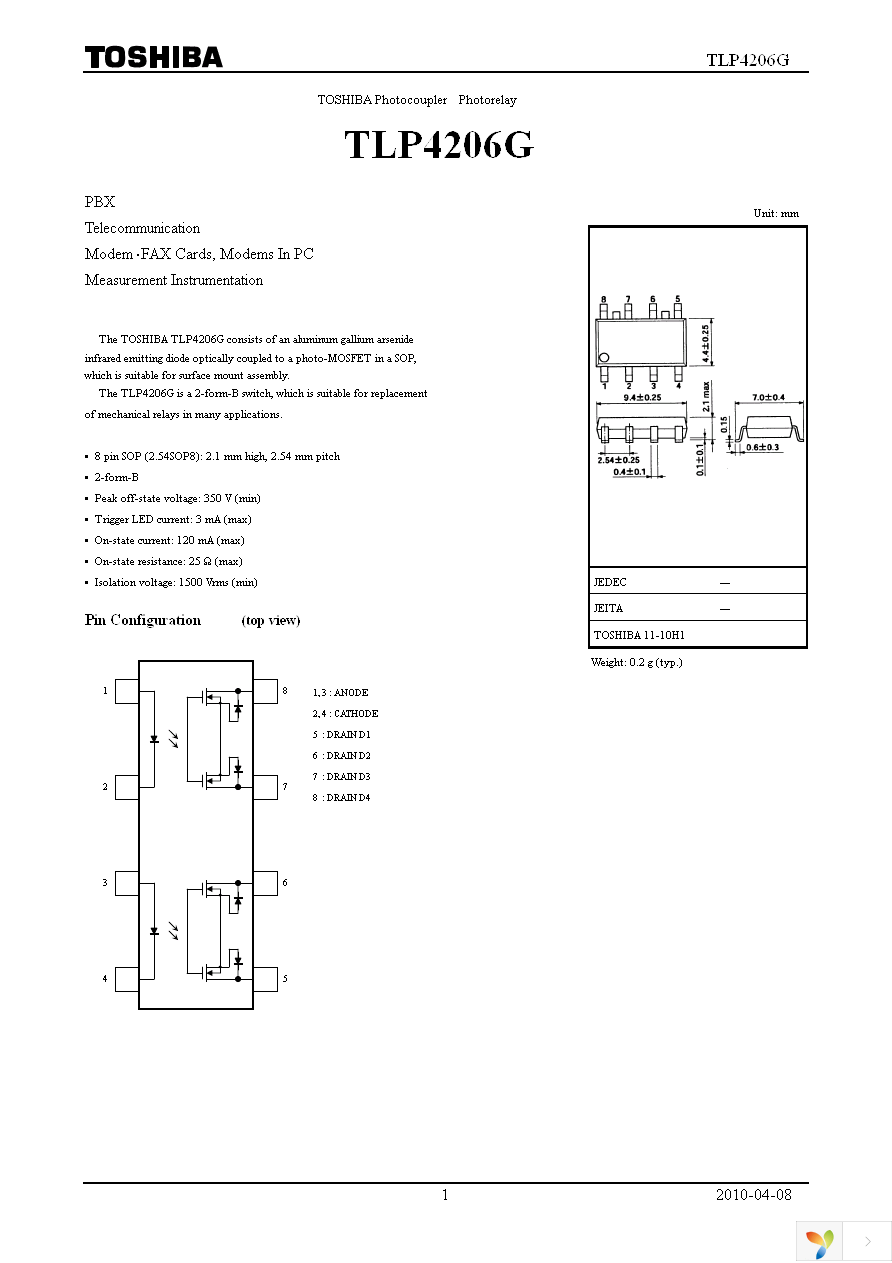 TLP4206G(F) Page 1