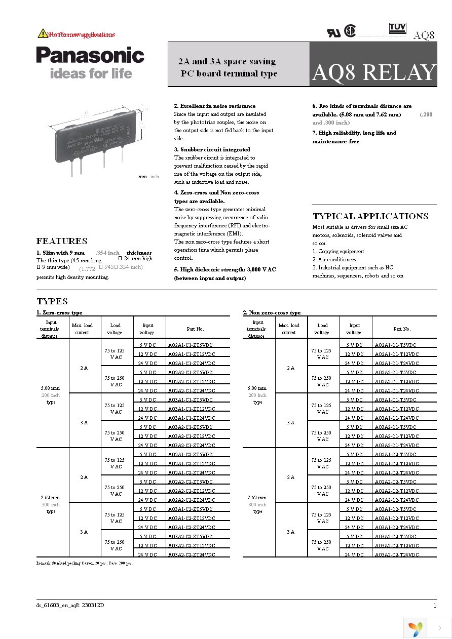 AQC1A2-T24VDC-R Page 1