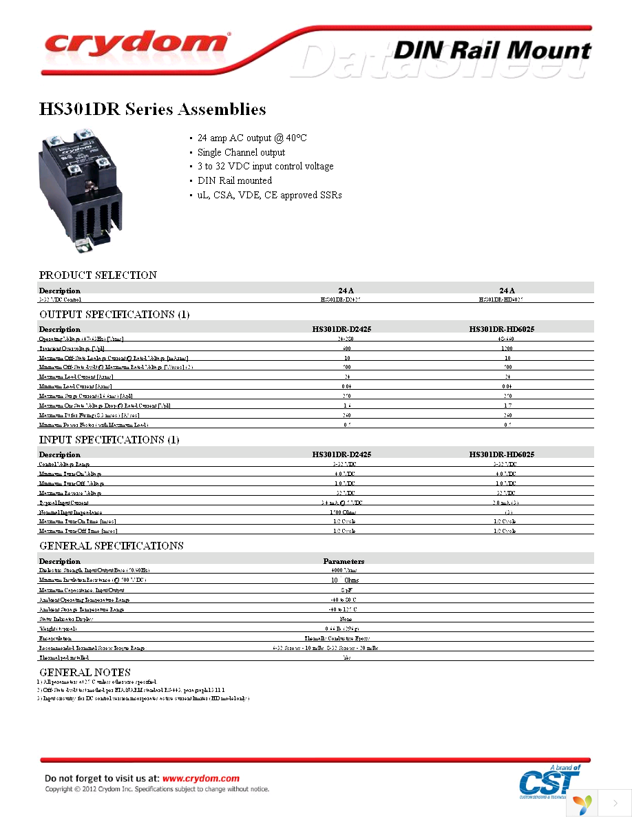 HS301DR-D2425 Page 1