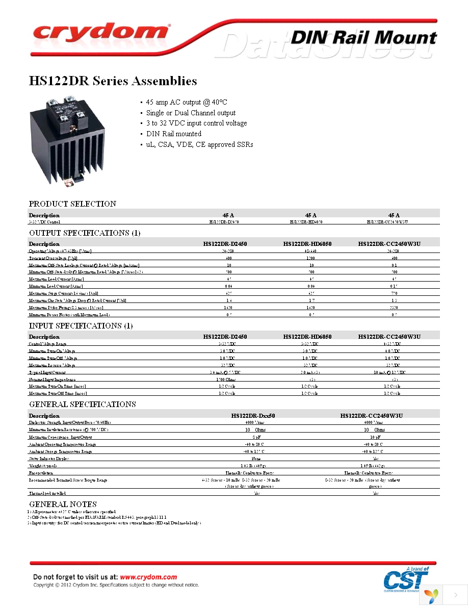 HS122DR-D2450 Page 1