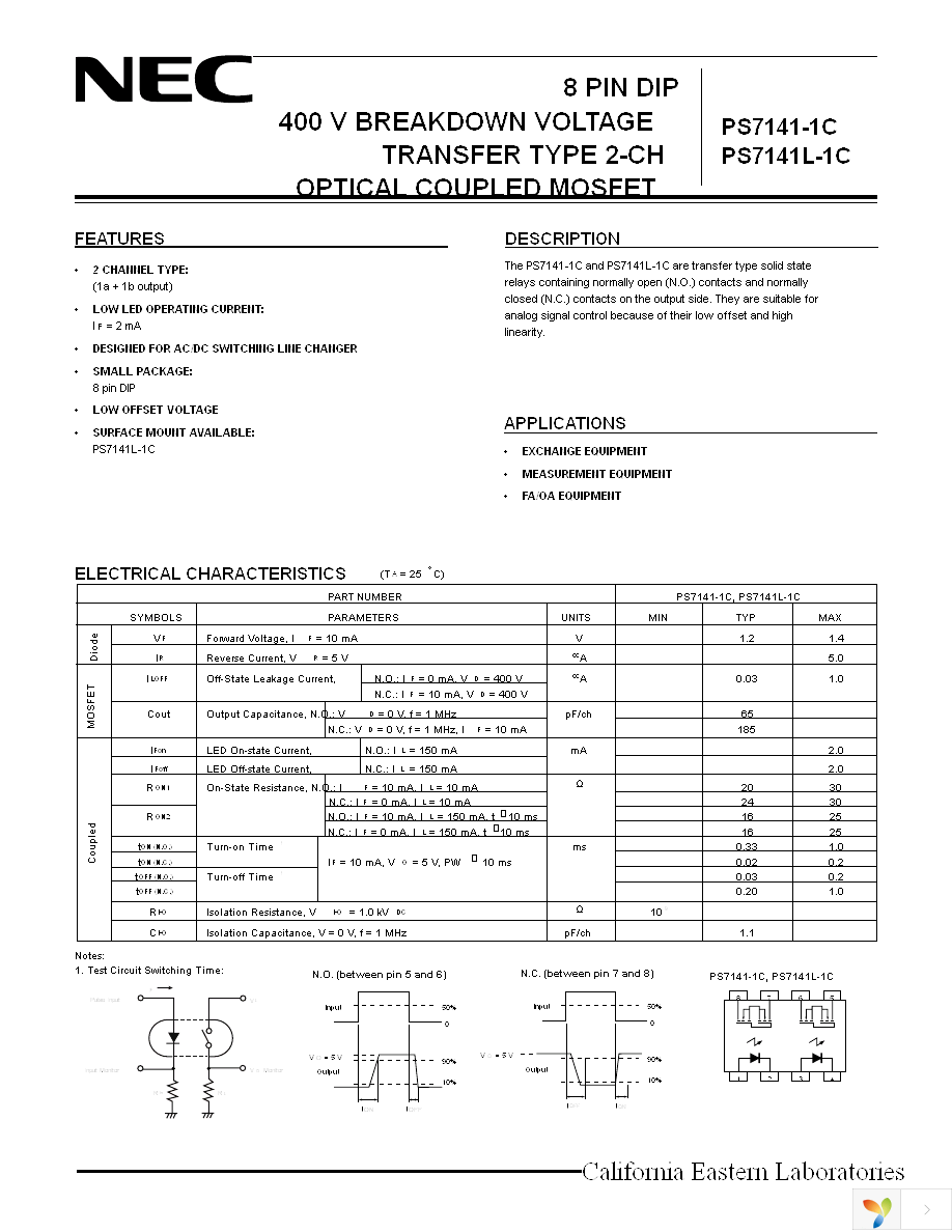 PS7141-1C Page 1