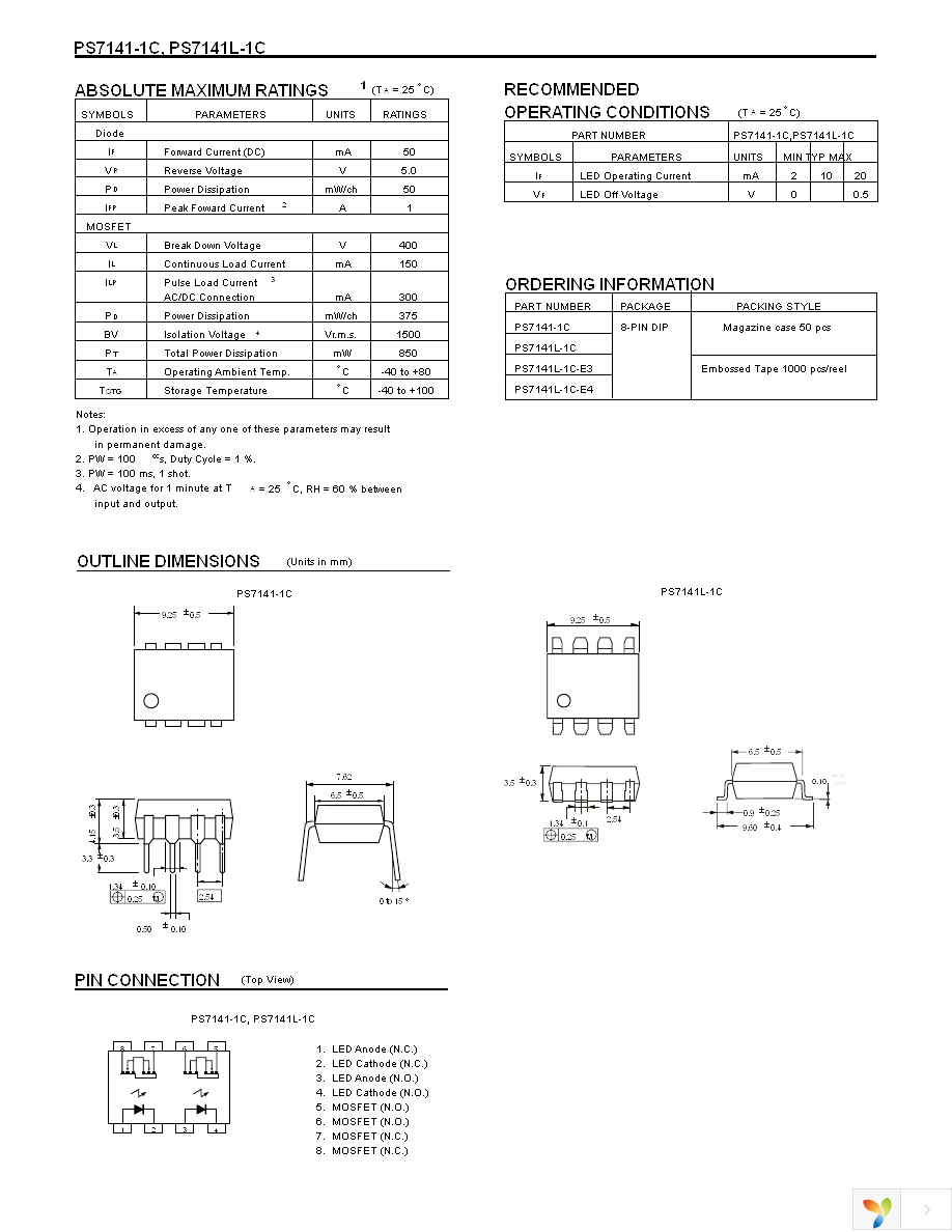 PS7141-1C Page 2