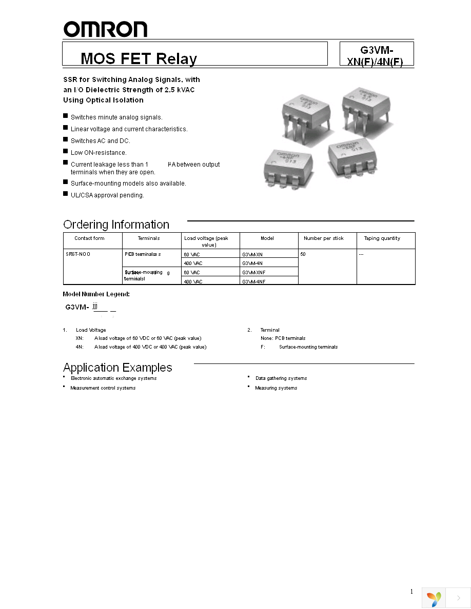 G3VM-4N-S Page 1