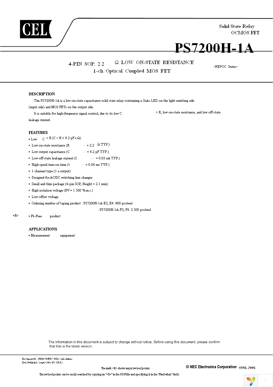 PS7200H-1A Page 1