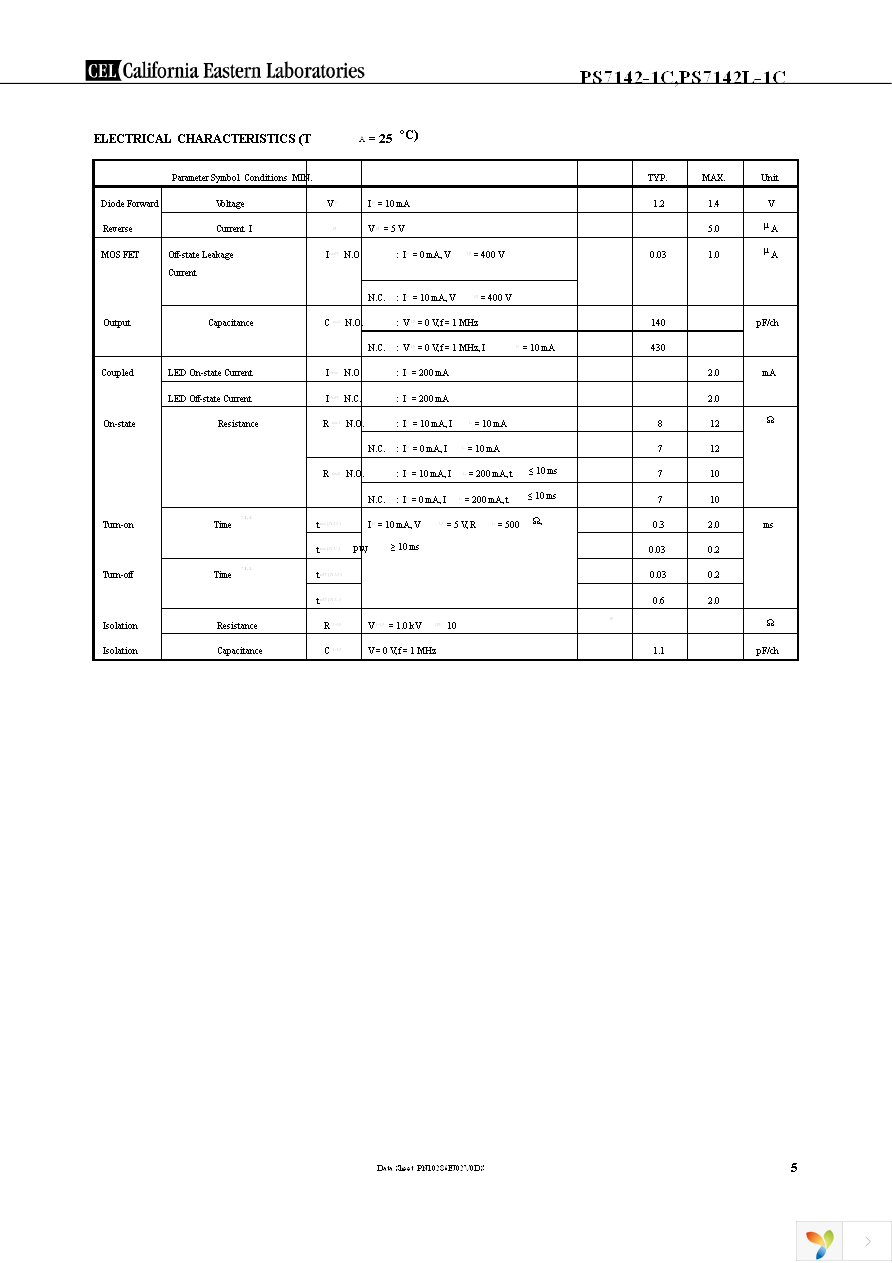 PS7142L-1C-A Page 5