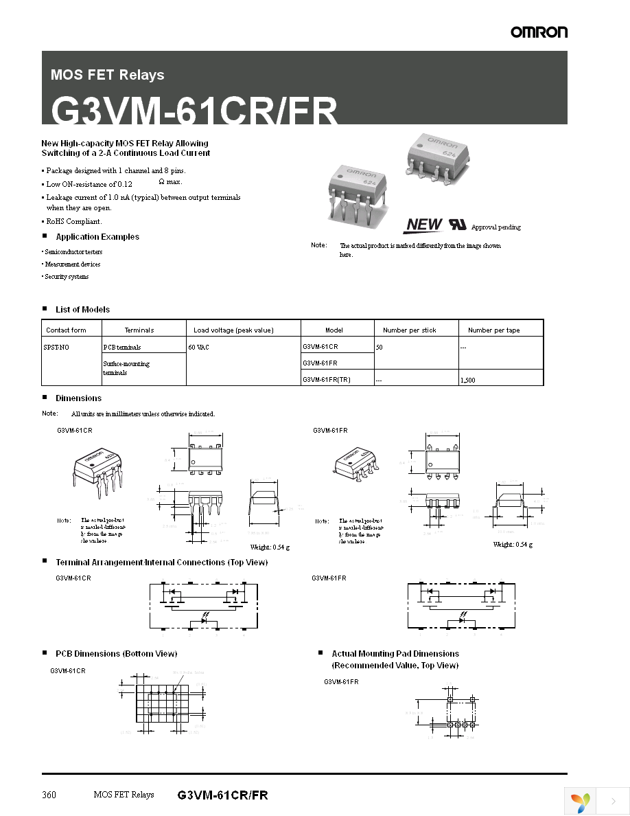 G3VM-61CR Page 1