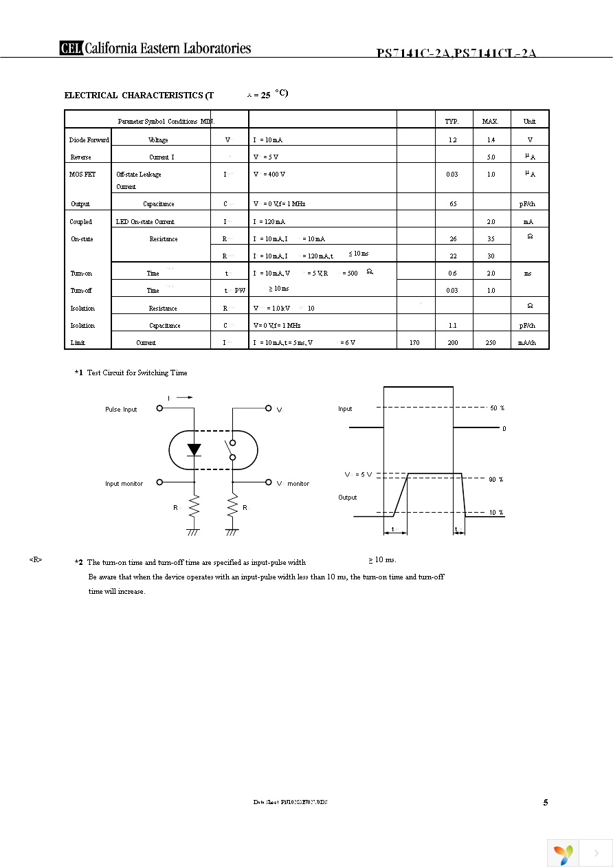 PS7141C-2A-A Page 5