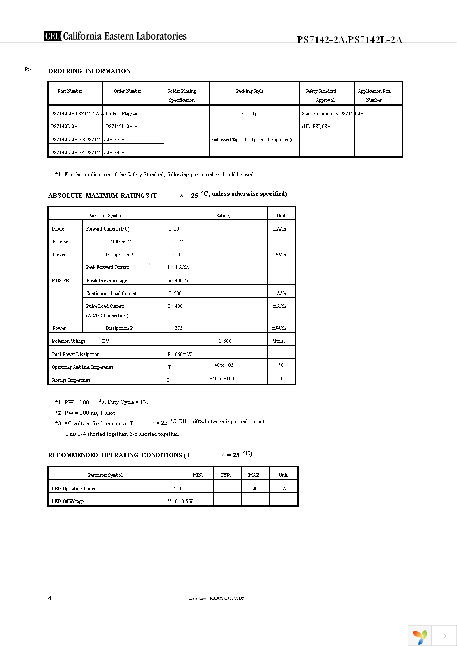 PS7142L-2A-A Page 4