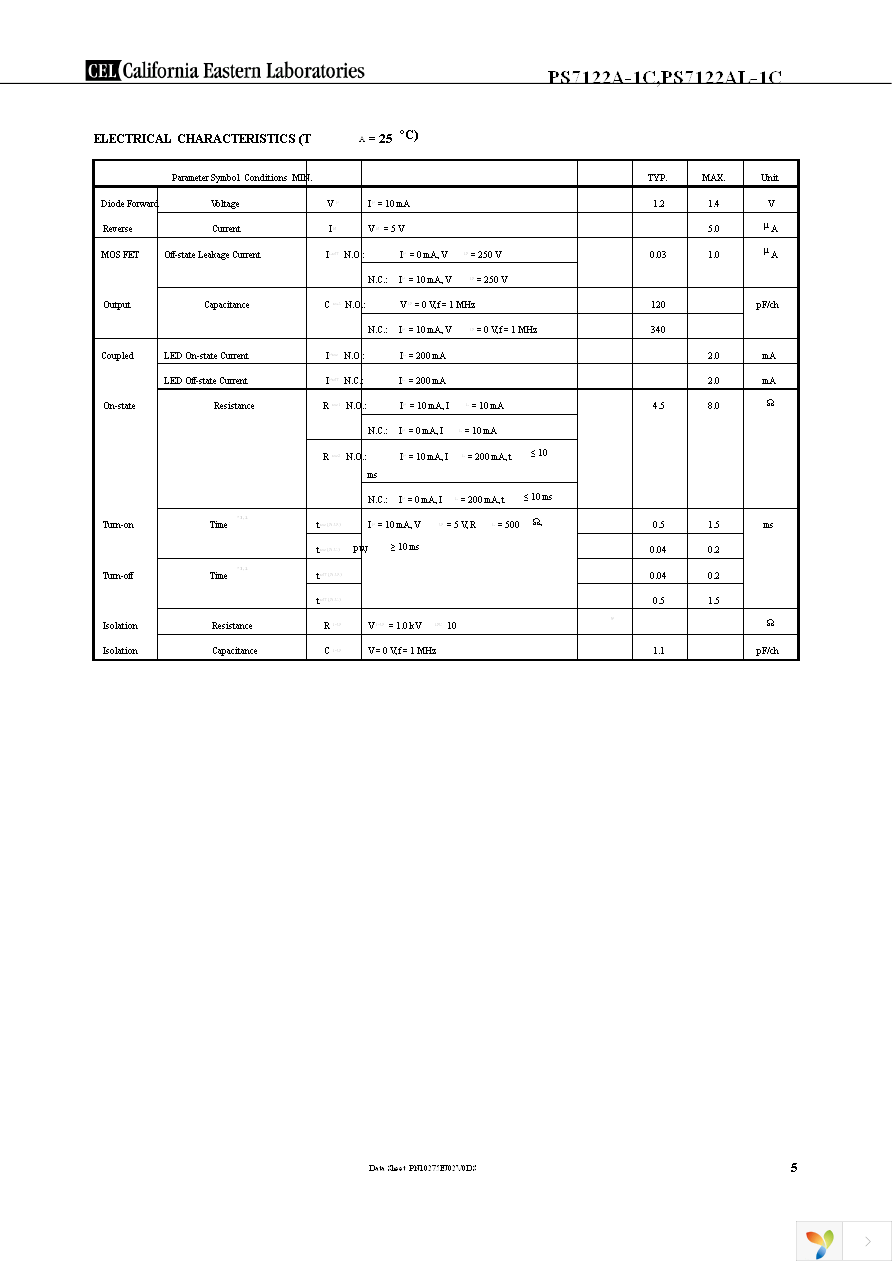 PS7122A-1C-A Page 5