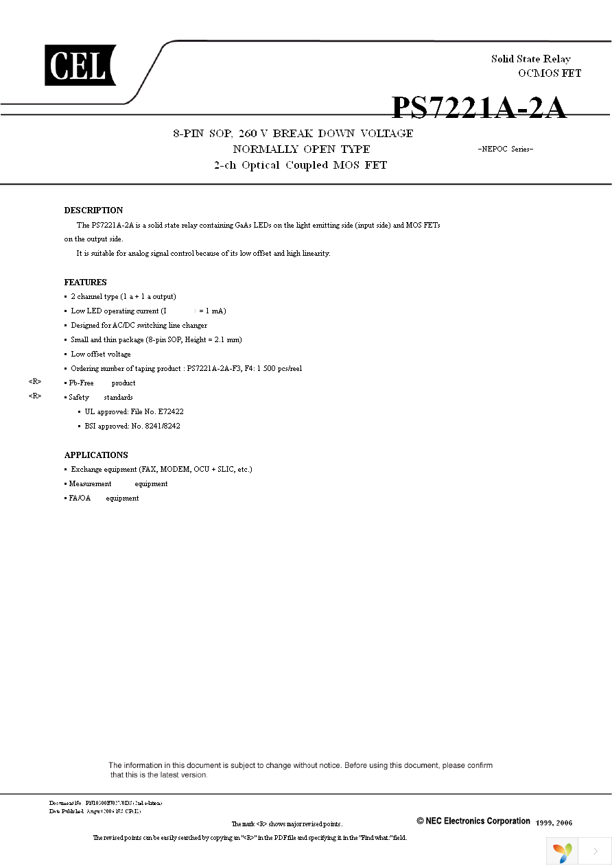 PS7221A-2A-A Page 1
