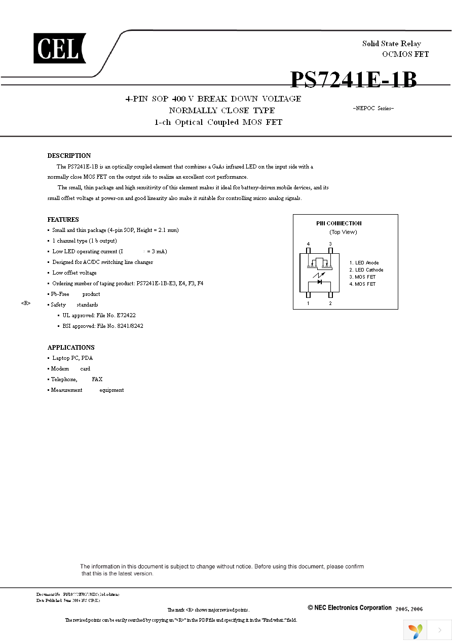 PS7241E-1B-A Page 1