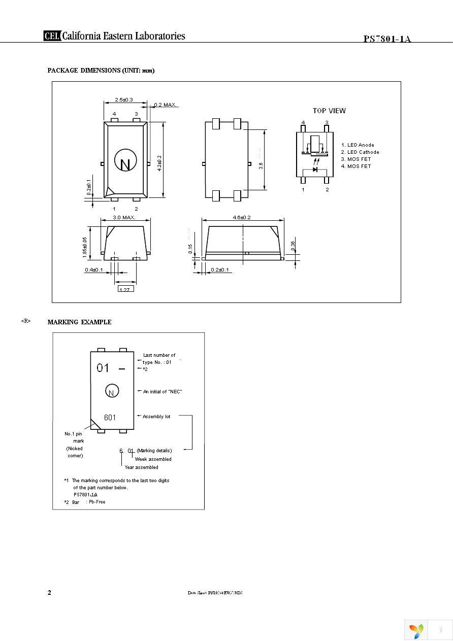 PS7801-1A-F3-A Page 2