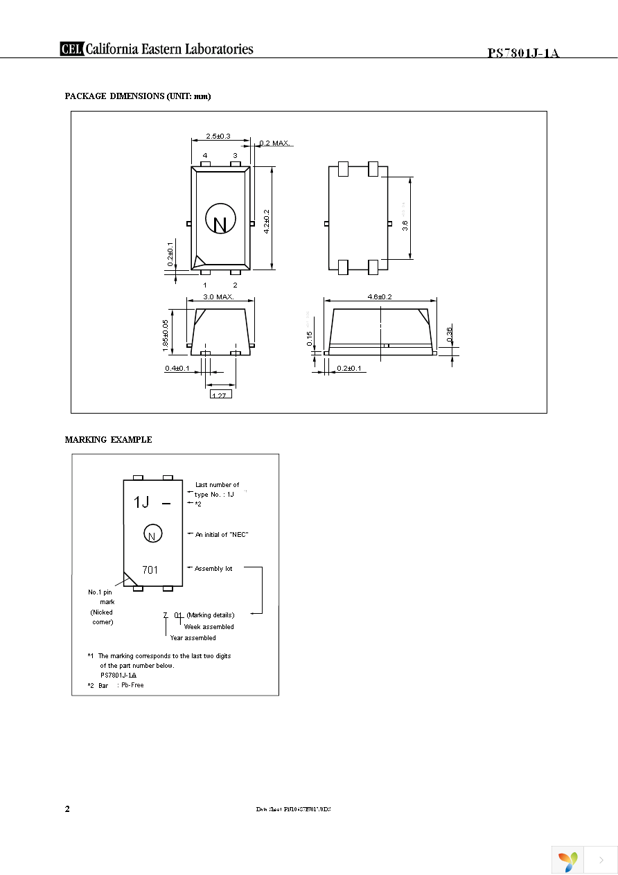 PS7801J-1A-F3-A Page 2