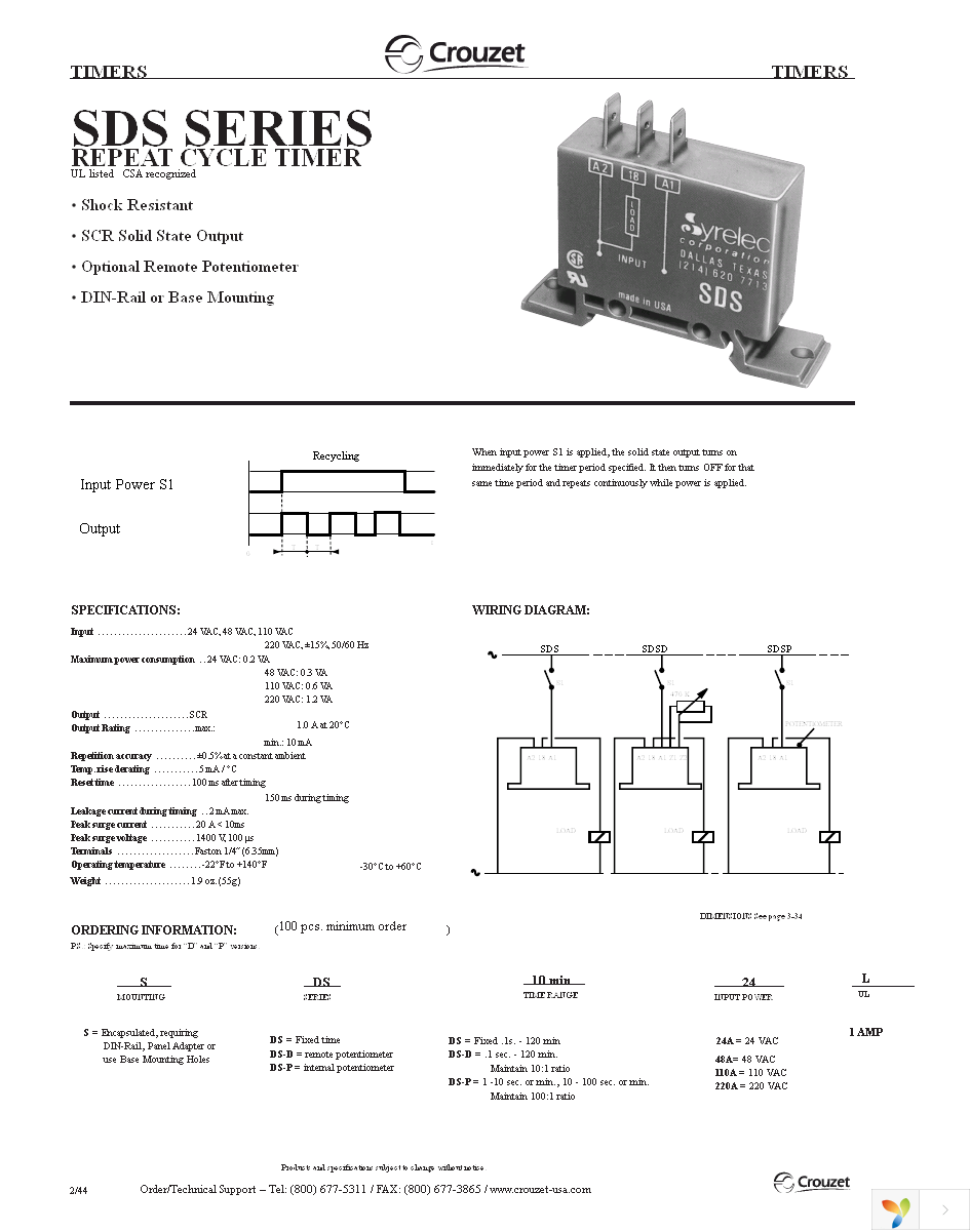 SASP5M220AD Page 2