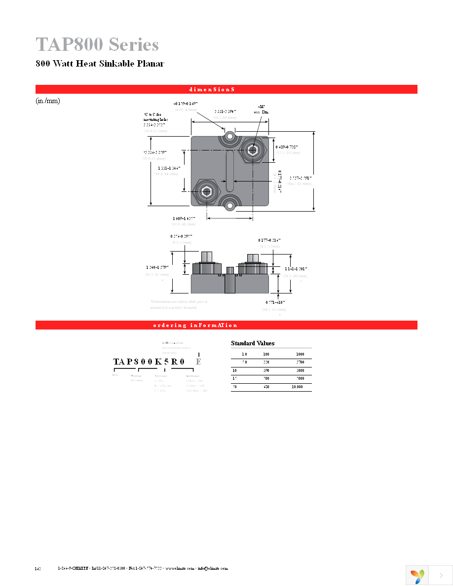 TAP800K100E Page 2