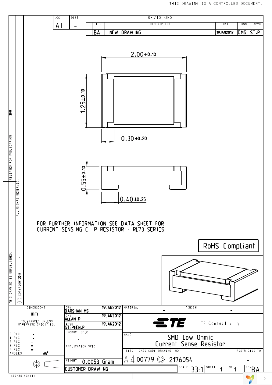 RLP73K2AR91JTD Page 1