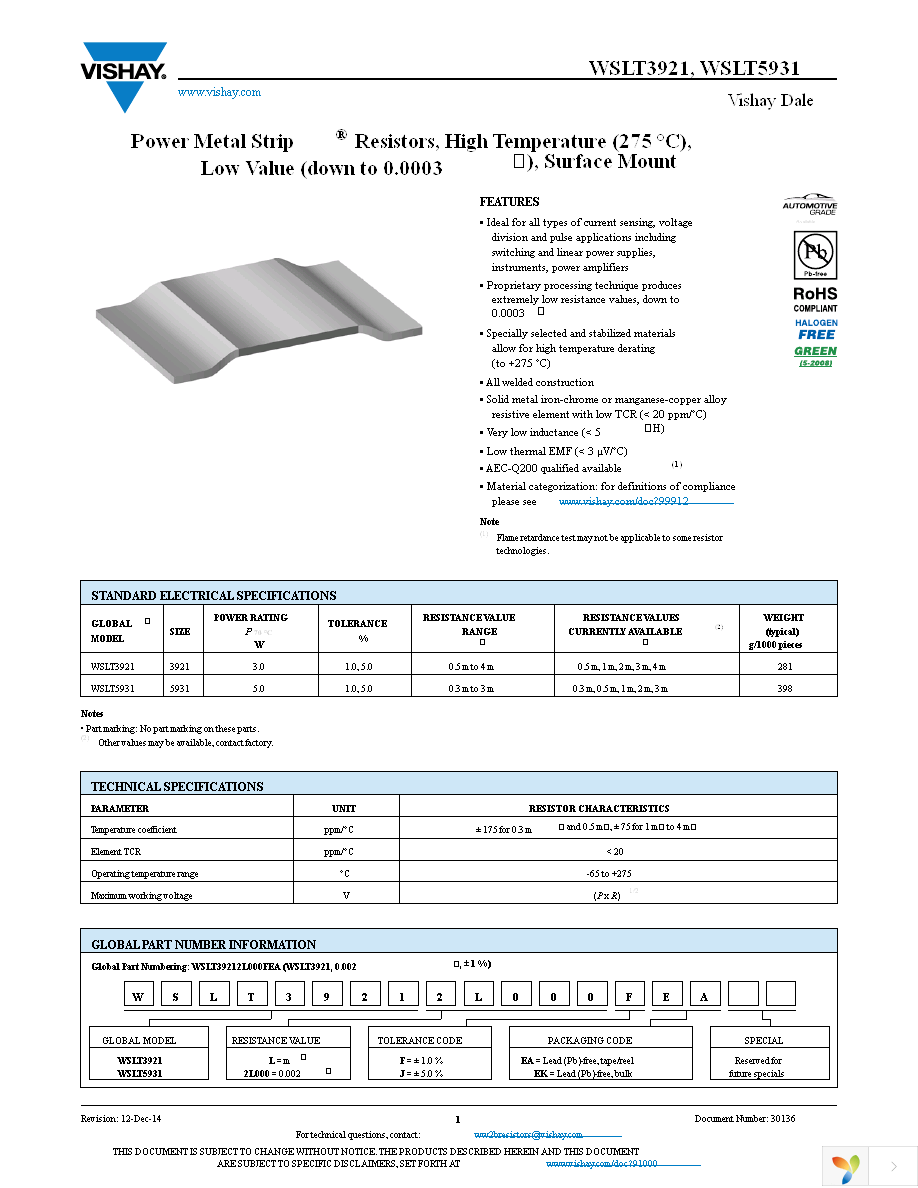 WSLT39212L000FEB Page 1