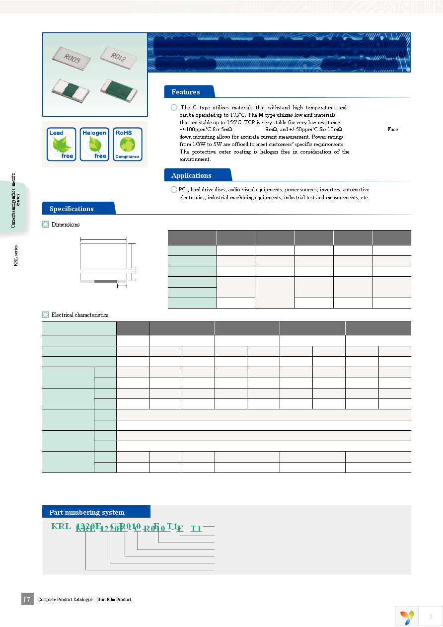 KRL1632E-M-R150-F-T5 Page 1