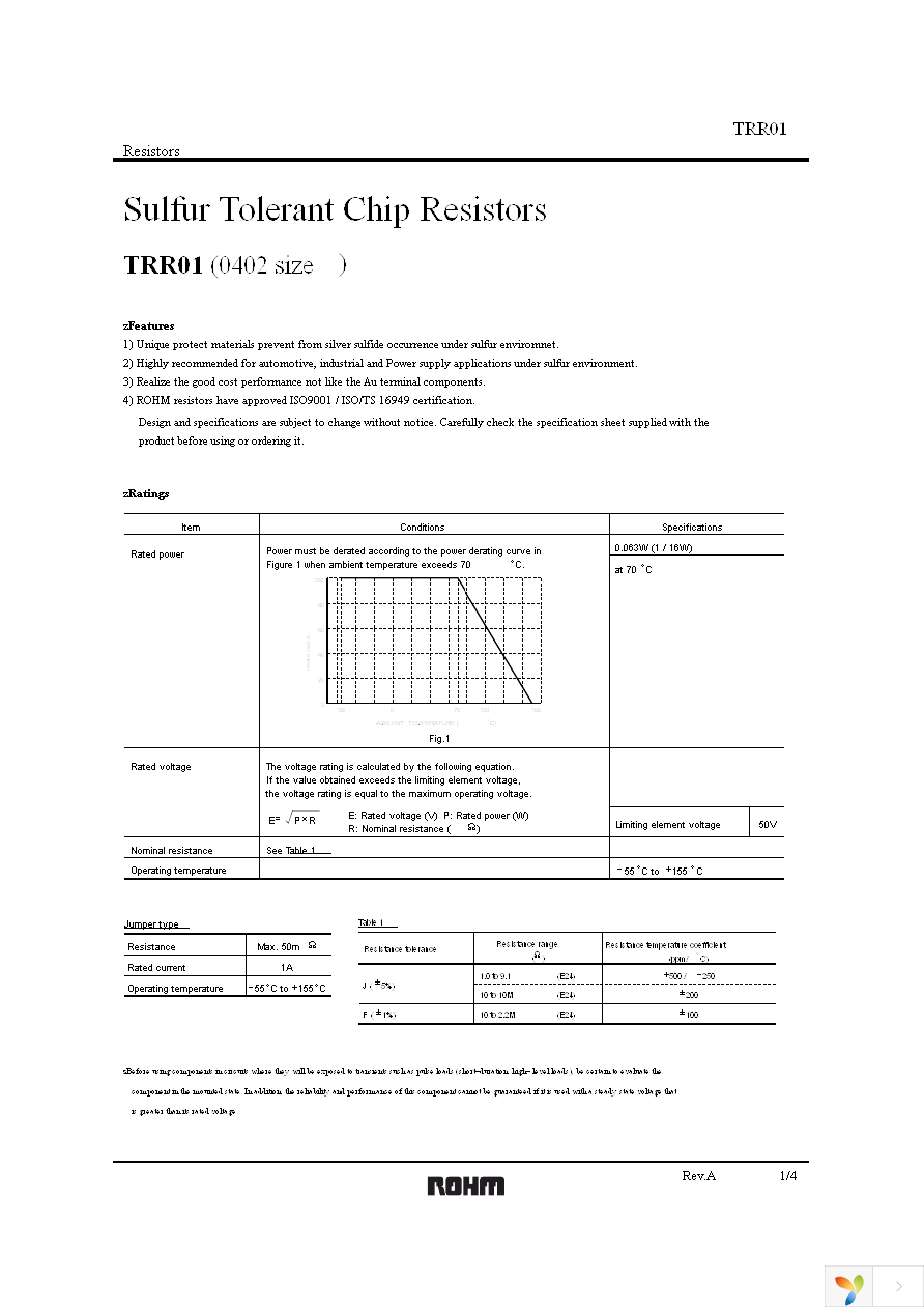 TRR01MZPF4701 Page 1