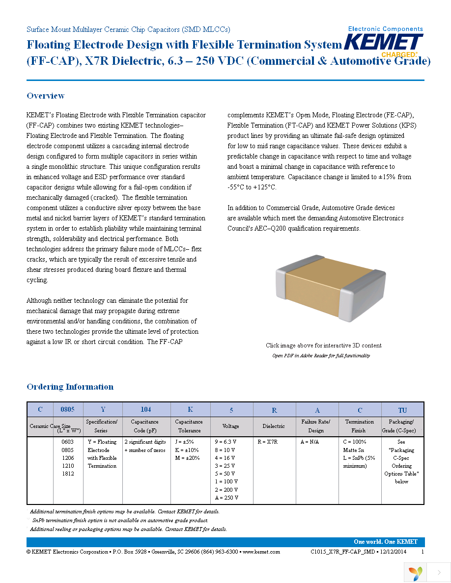 C0603Y102K3RACTU Page 1