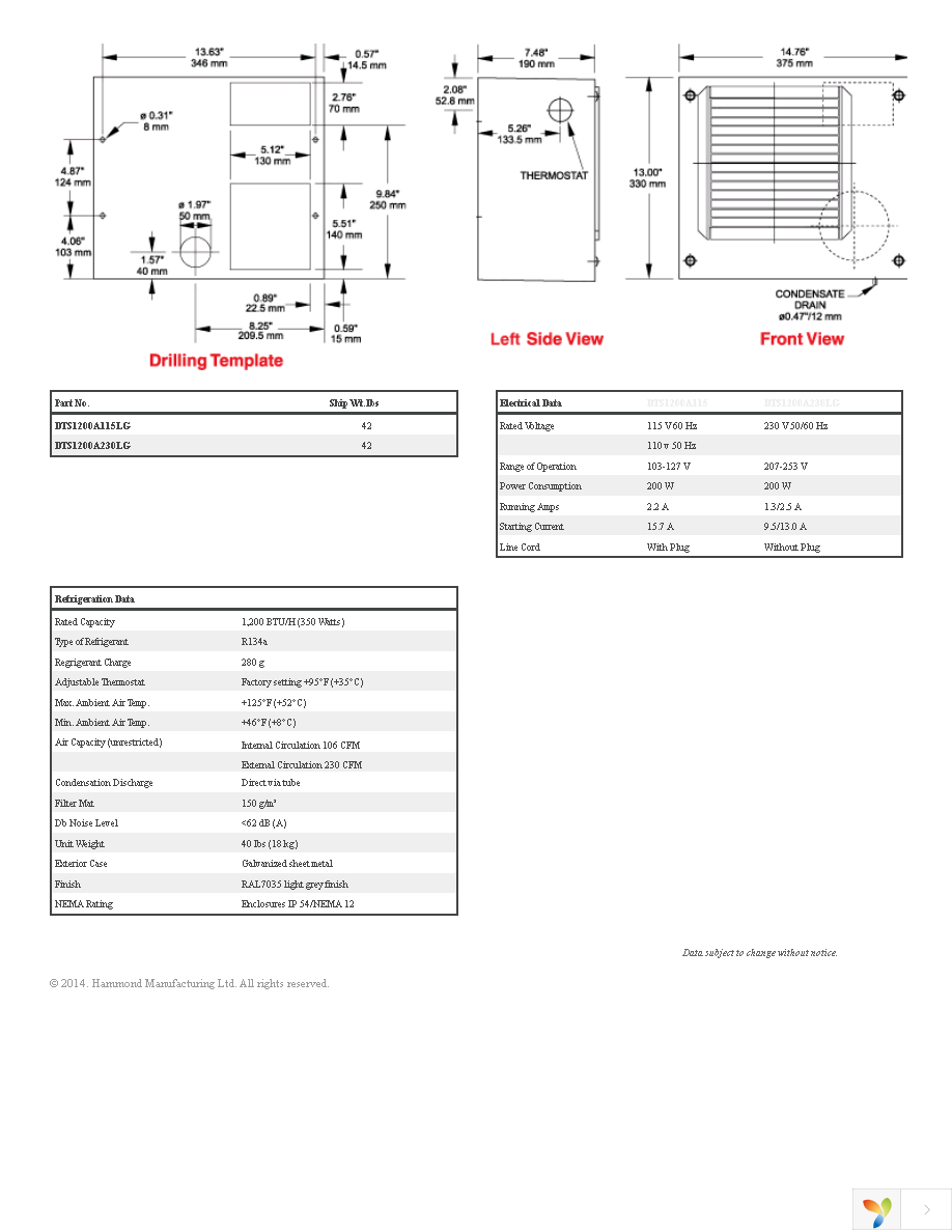 DTS1200A115LG Page 2