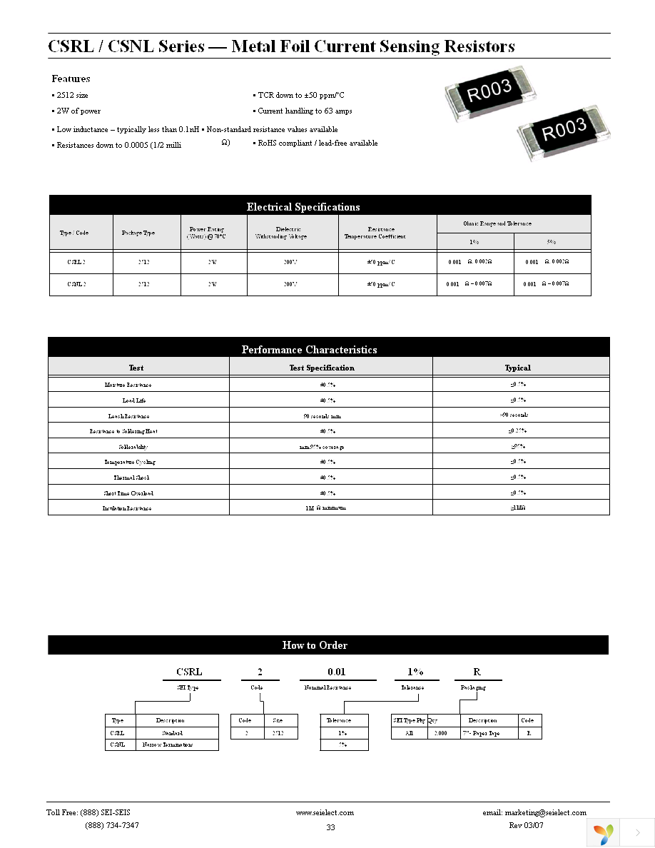 CSRL2512JT1L00 Page 1