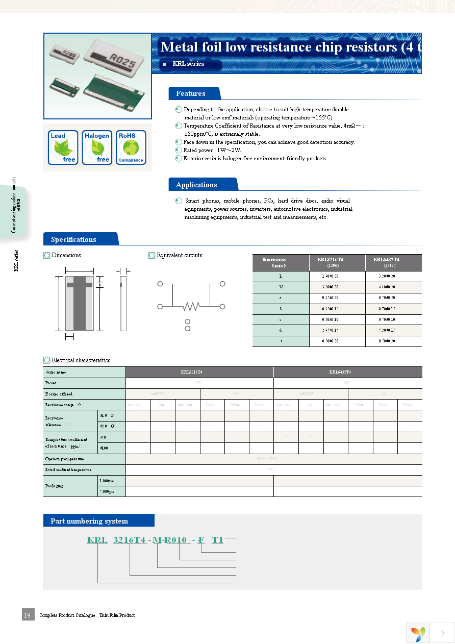 KRL3216T4-M-R004-F-T1 Page 1