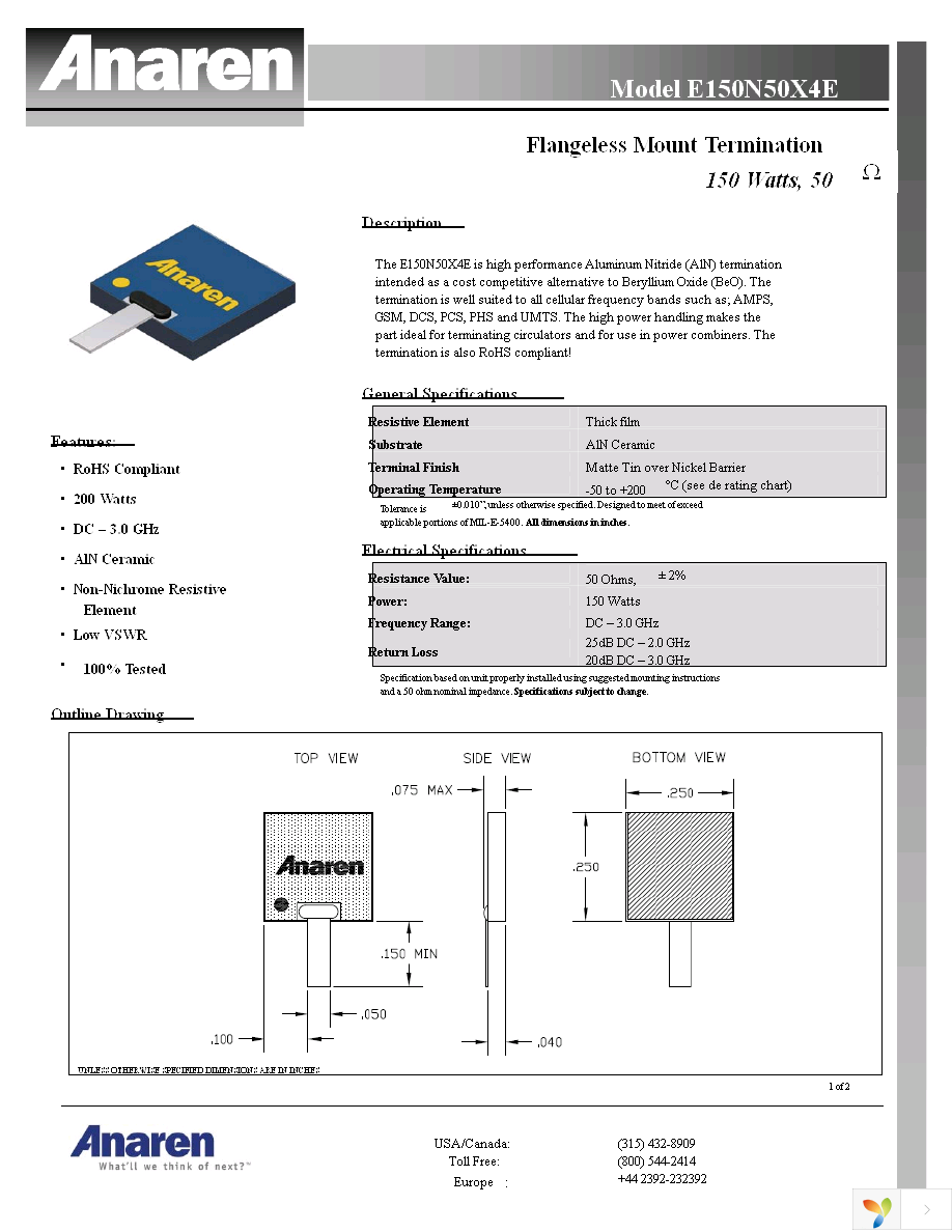 E150N50X4E Page 1