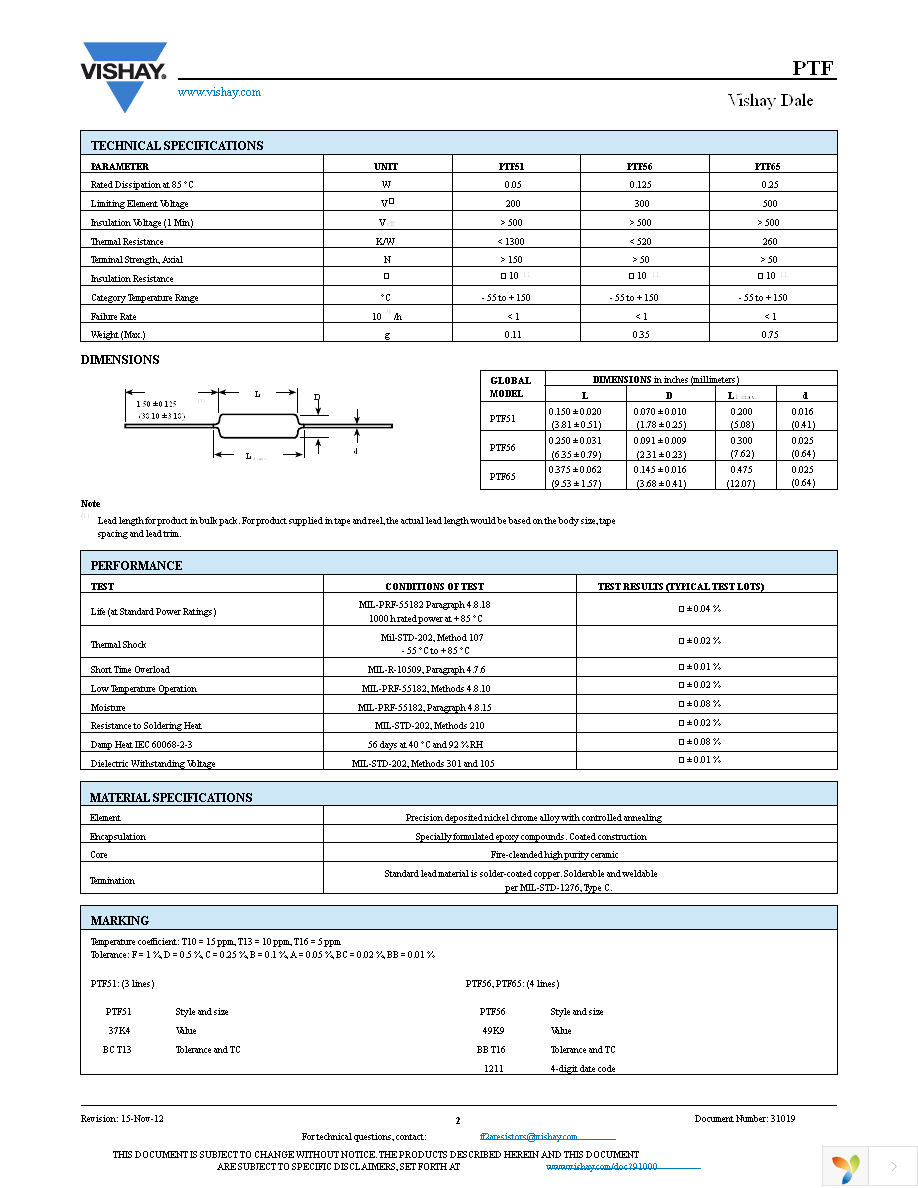 PTF56100R00BYEB Page 2