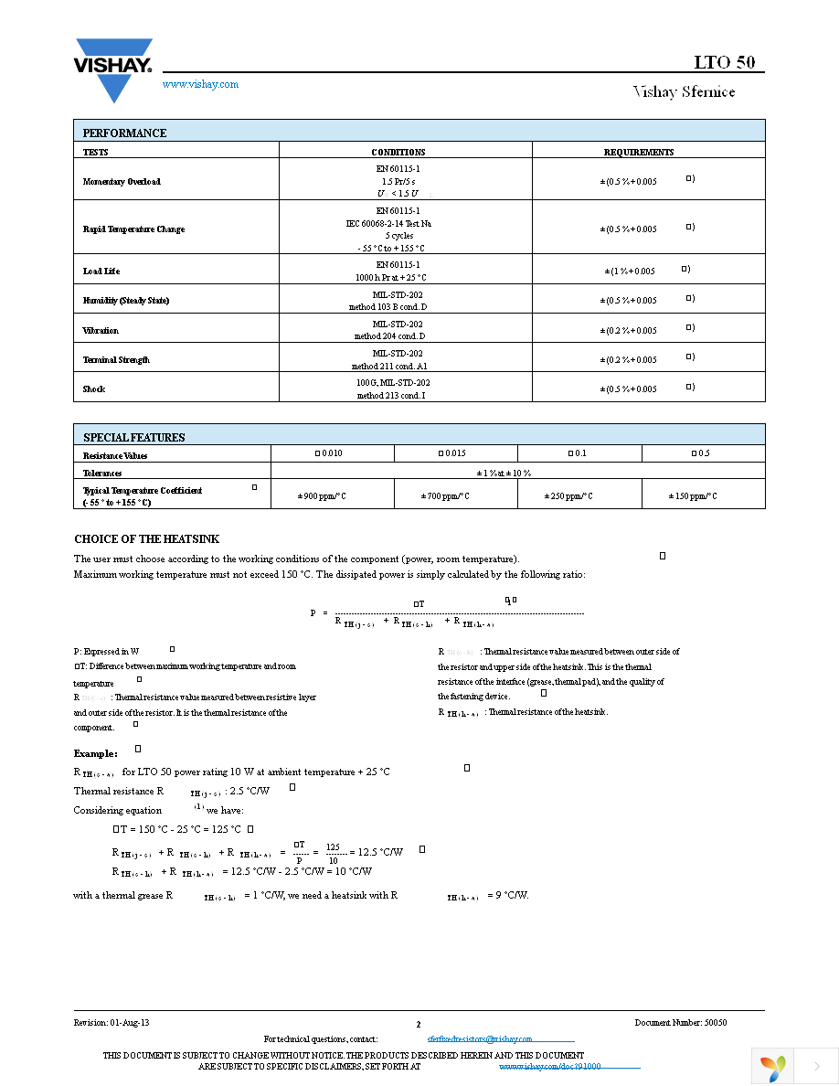 LTO050F10R00JTE3 Page 2