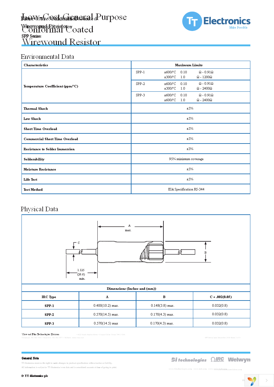 SPP1UL4R70JLF Page 2