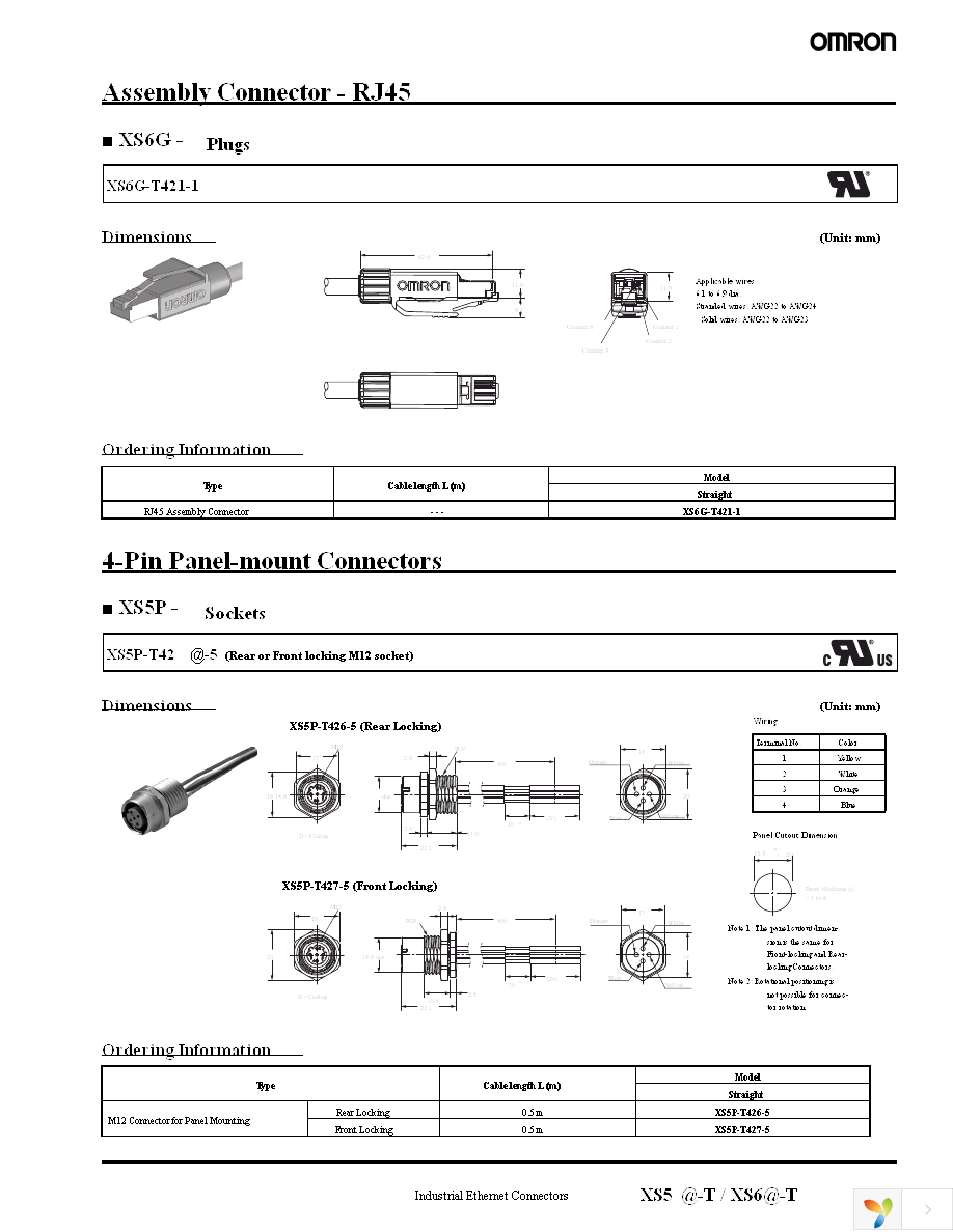 XS5W-T422-EMC-K Page 5