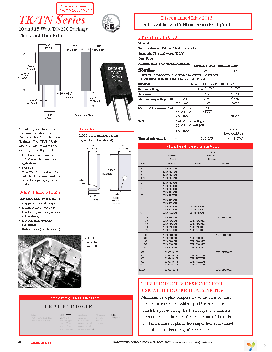 TK20PR500JE Page 1