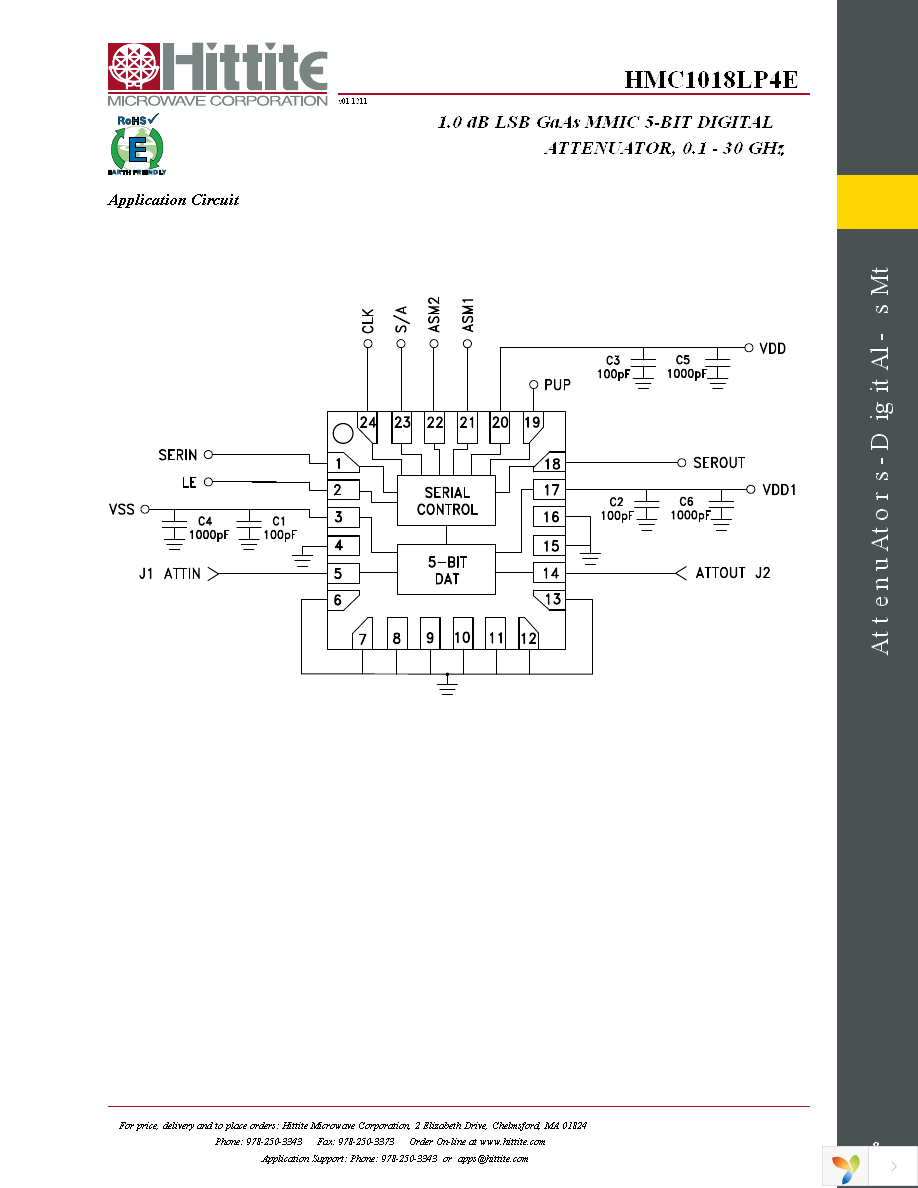 HMC1018LP4E Page 10