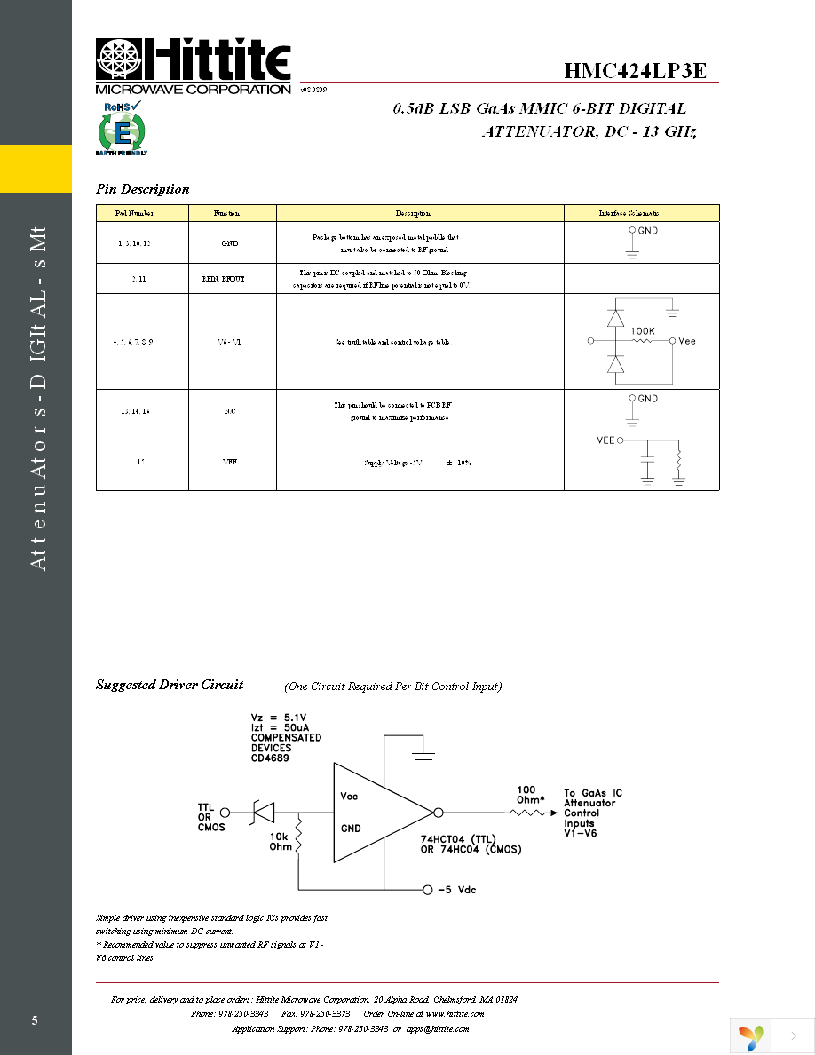 HMC424LP3E Page 7