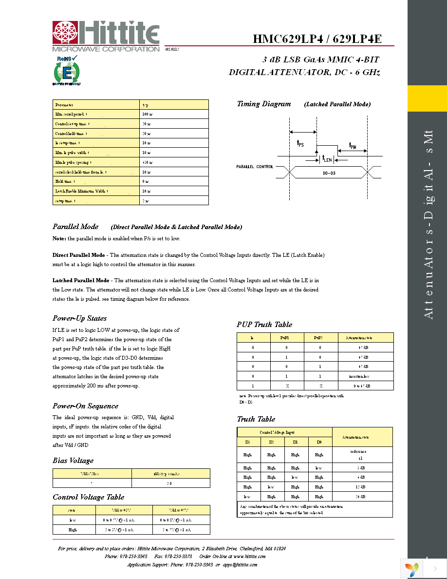 HMC629LP4E Page 6