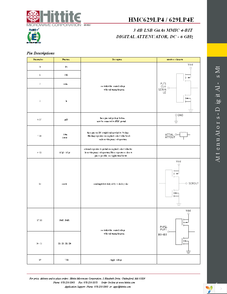 HMC629LP4E Page 8