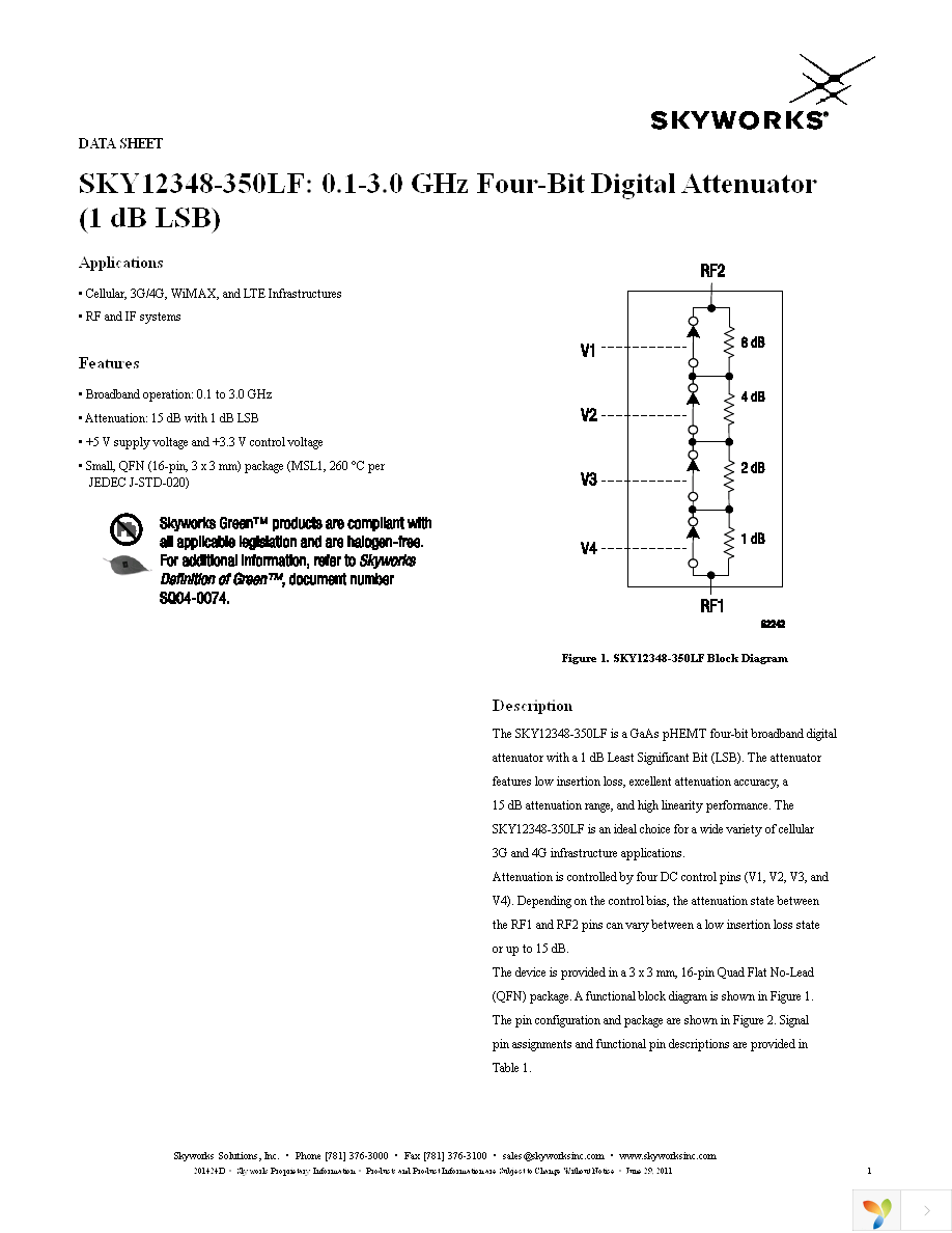 SKY12348-350LF Page 1