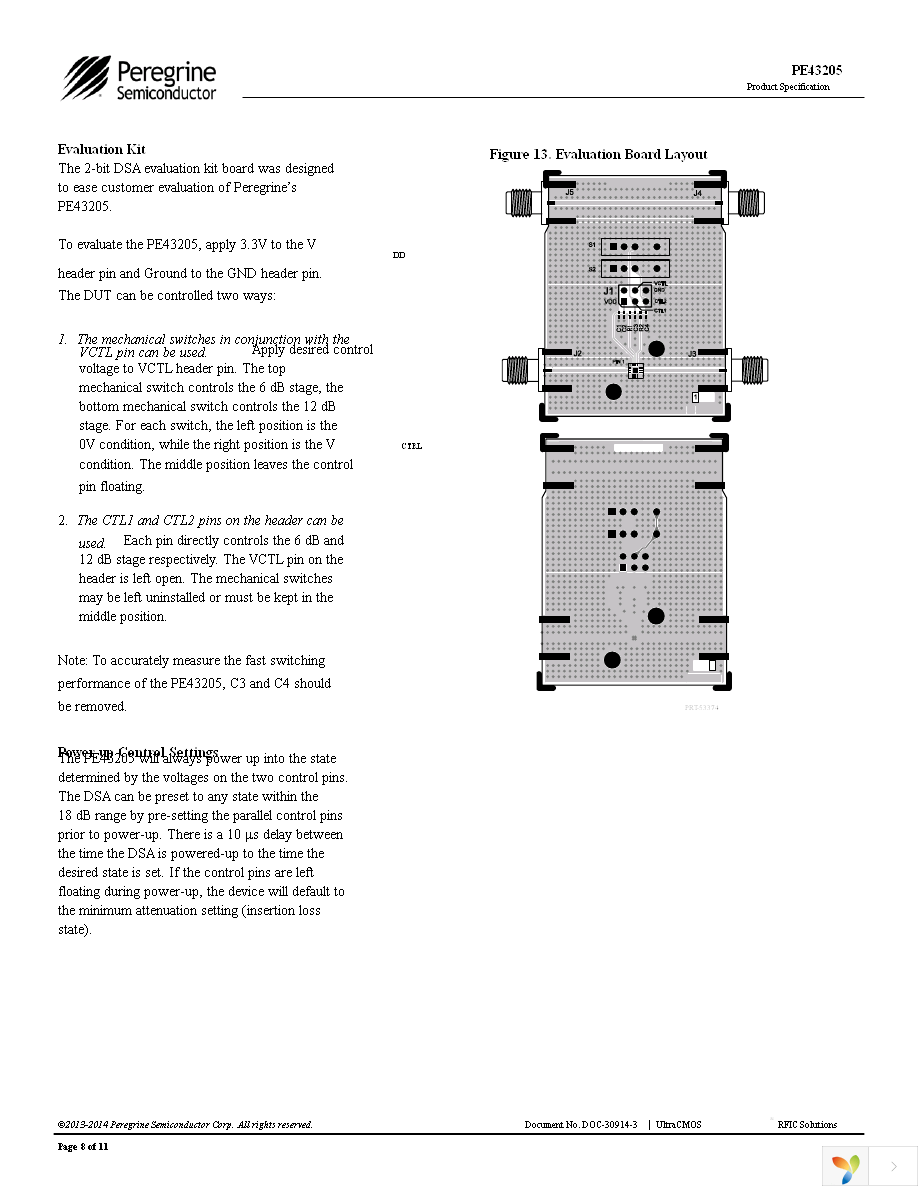 PE43205MLAA-Z Page 8