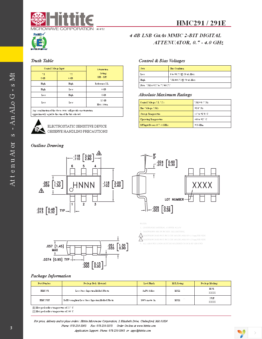 HMC291E Page 5