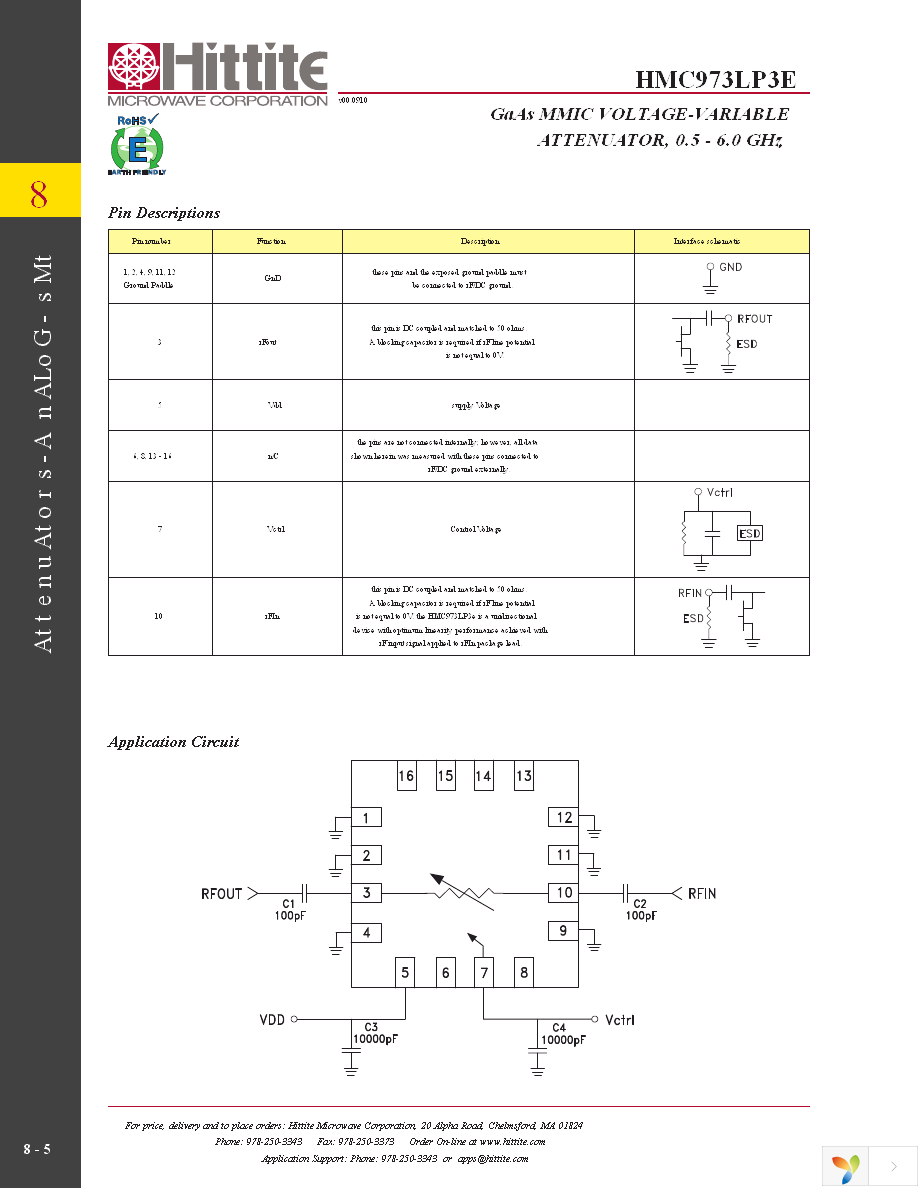 HMC973LP3E Page 7