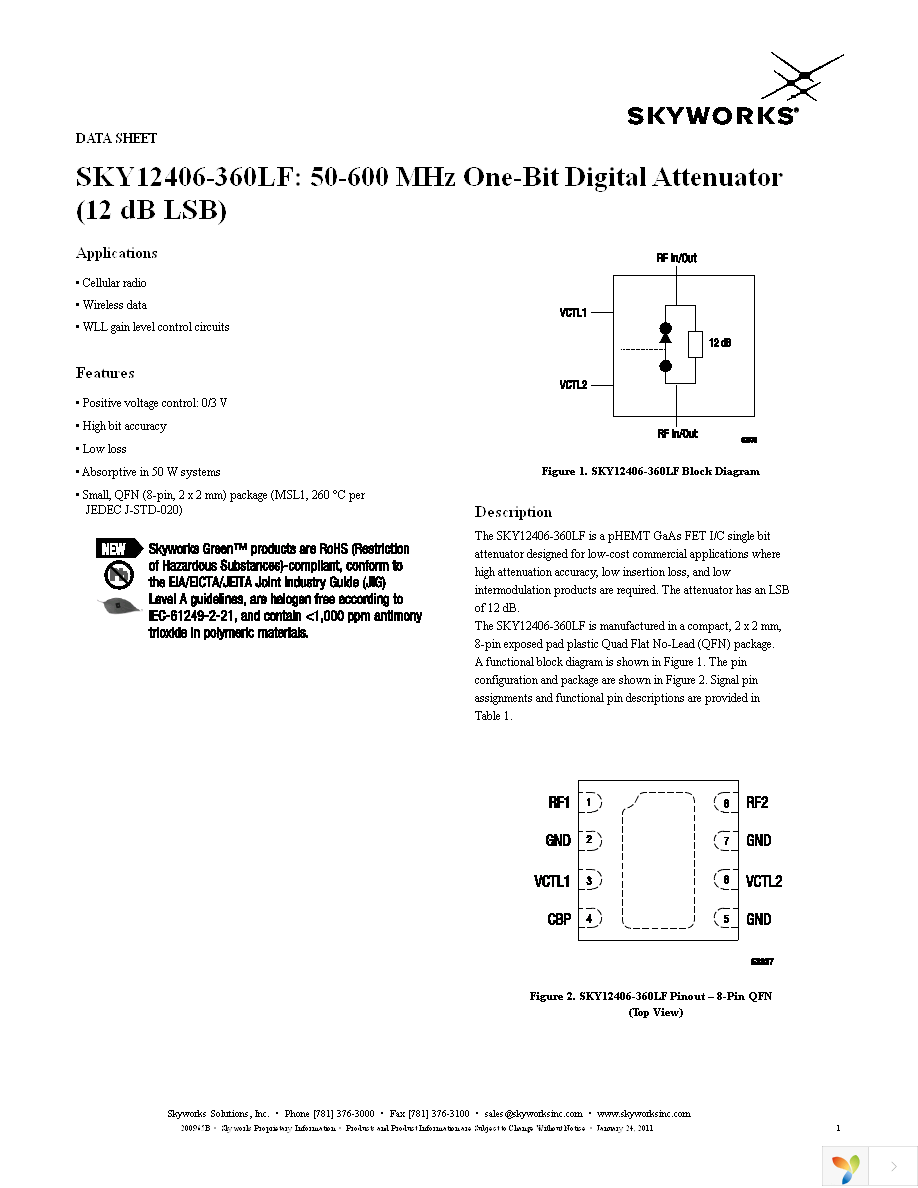 SKY12406-360LF Page 1