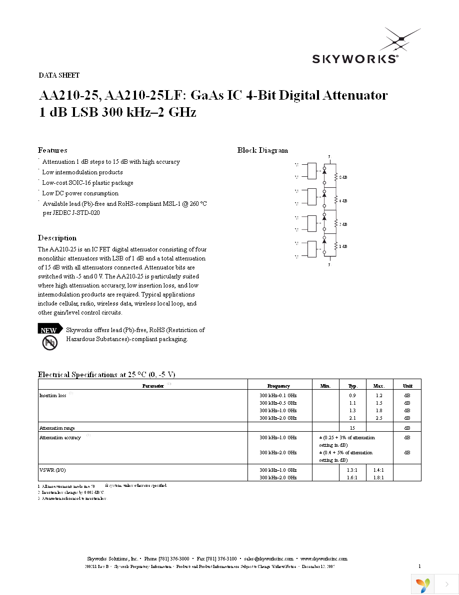 AA210-25LF Page 1