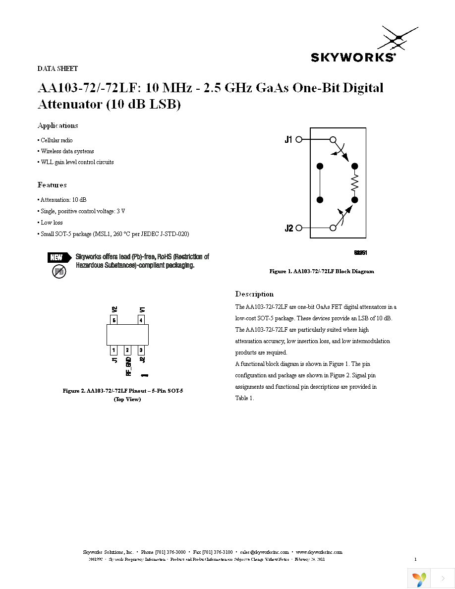 AA103-72LF Page 1